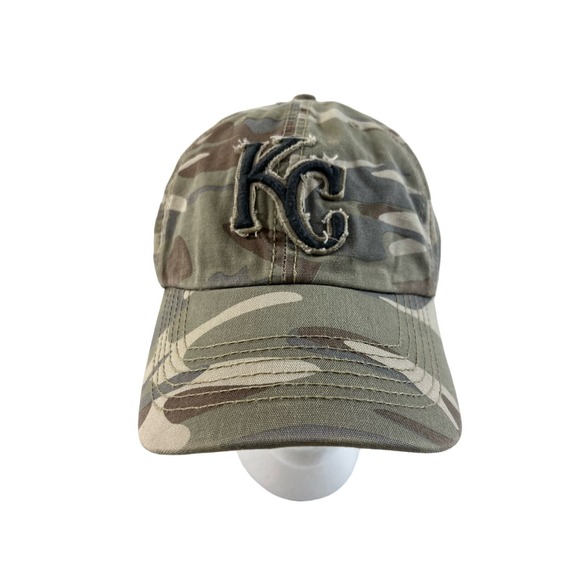 MLB 47Brand Men's L Relaxed Fit Cap Camouflaged KS Kansas City Royals Baseball - Picture 1 of 6